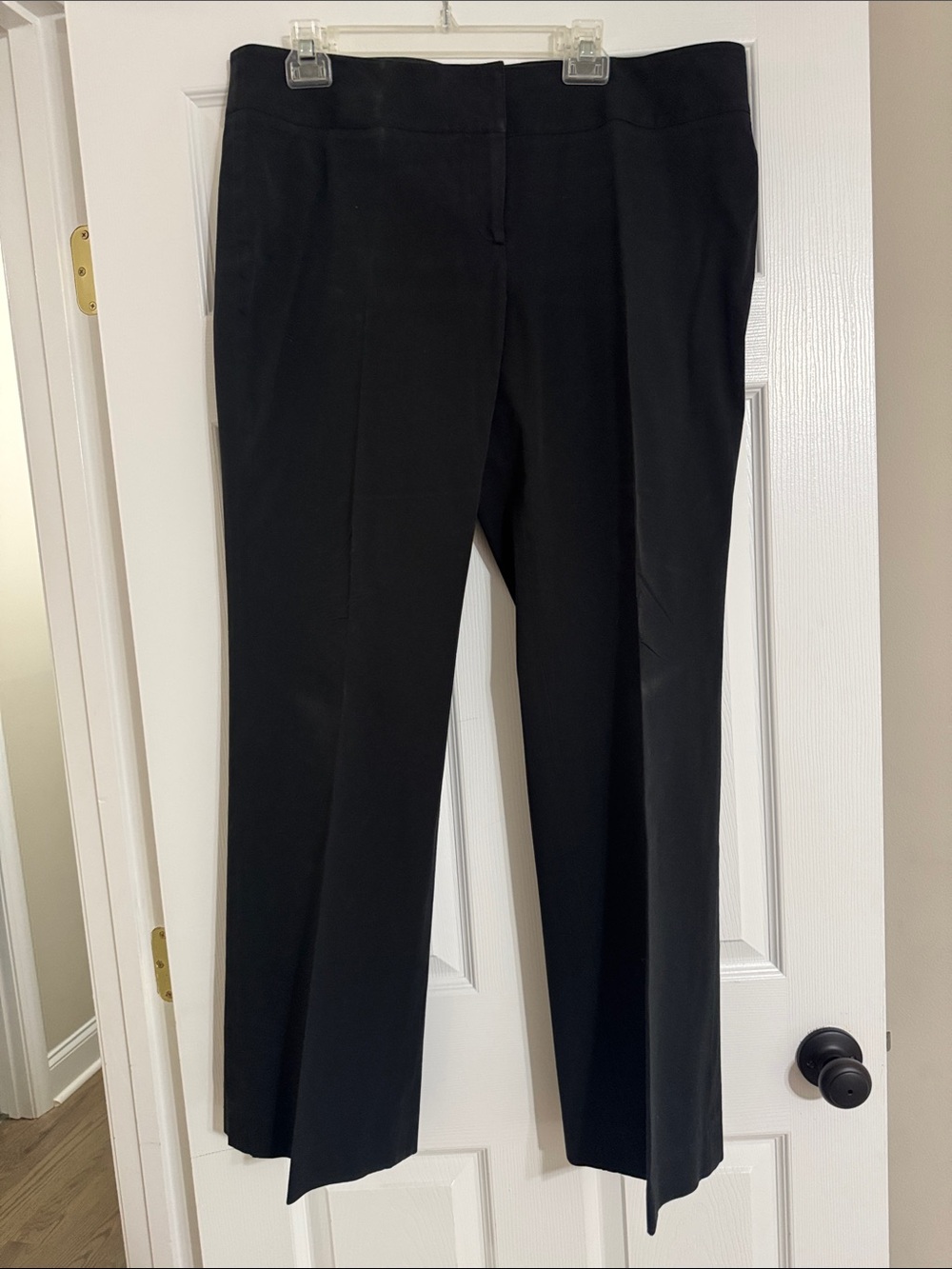 Caslon Black Straight-Leg Dress Trousers